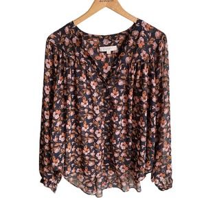 LOFT Floral Blouse